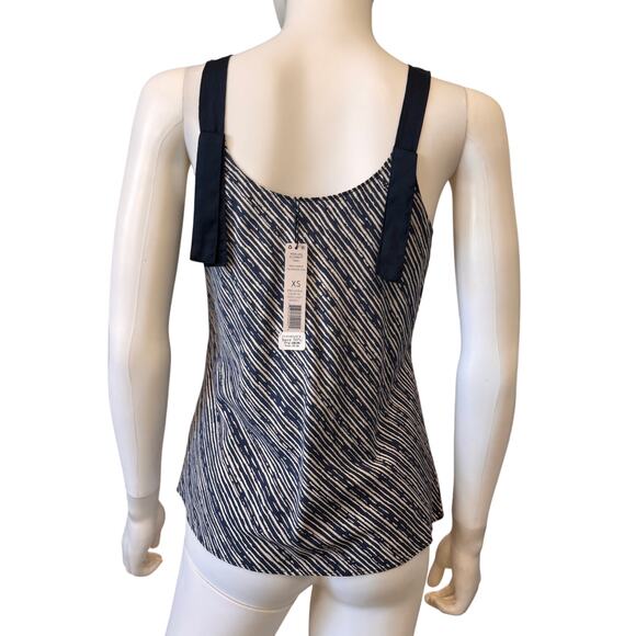 NEW NIC + ZOE Women's Indigo Multi Spring Rain Tank Top Size XS - Picture 4 of 8